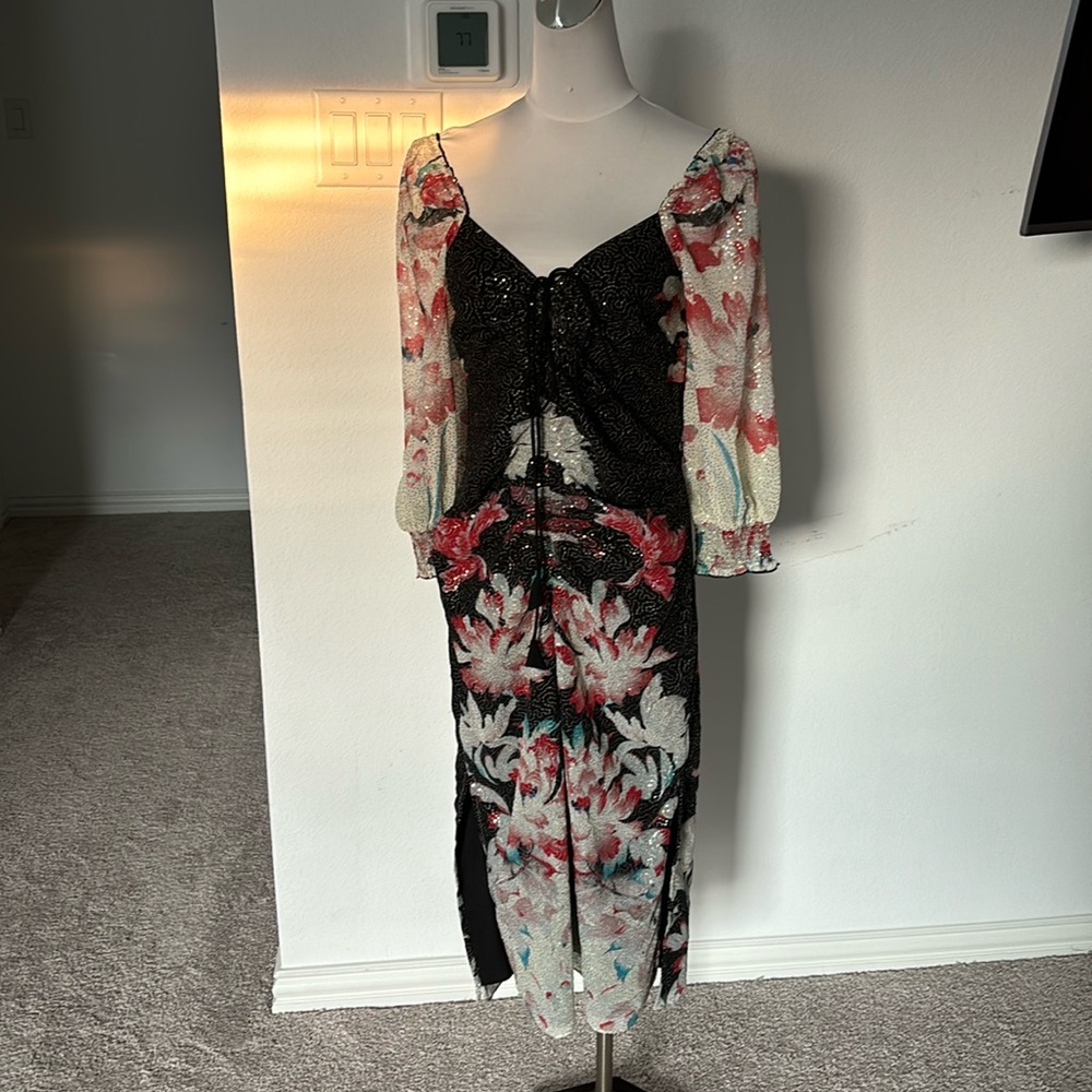 RANNA GILL Rushed midi Dress